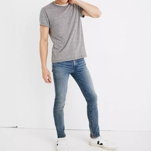 NWT Madewell Men's Skinny Jeans Baywood Wash